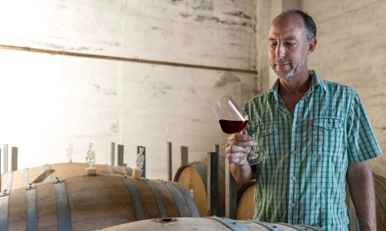 John Kavanagh Te Kairanga Chief Winemaker Barrel Tasting Pinot Noir