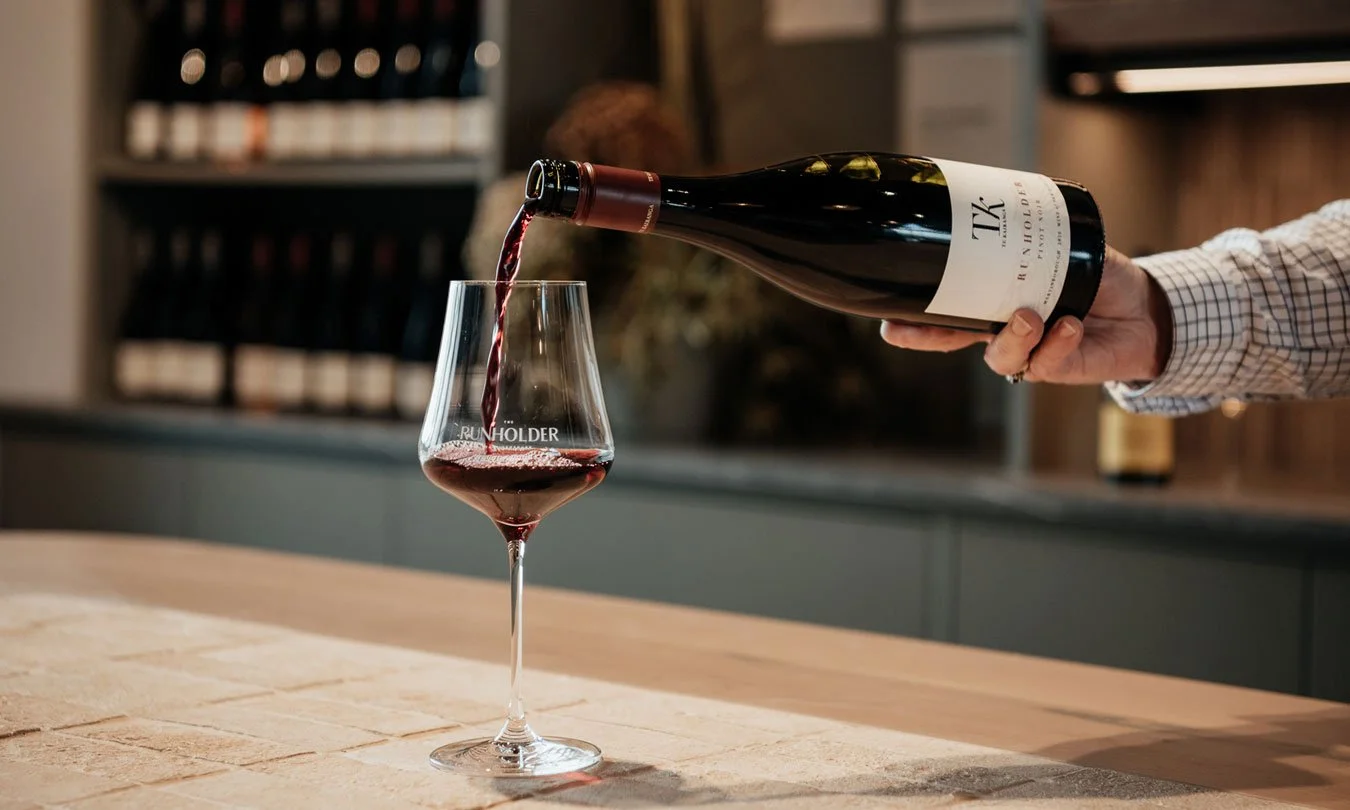 Te Kairanga Wine Tasting The Runholder Cellar Door Pinot Noir Pour
