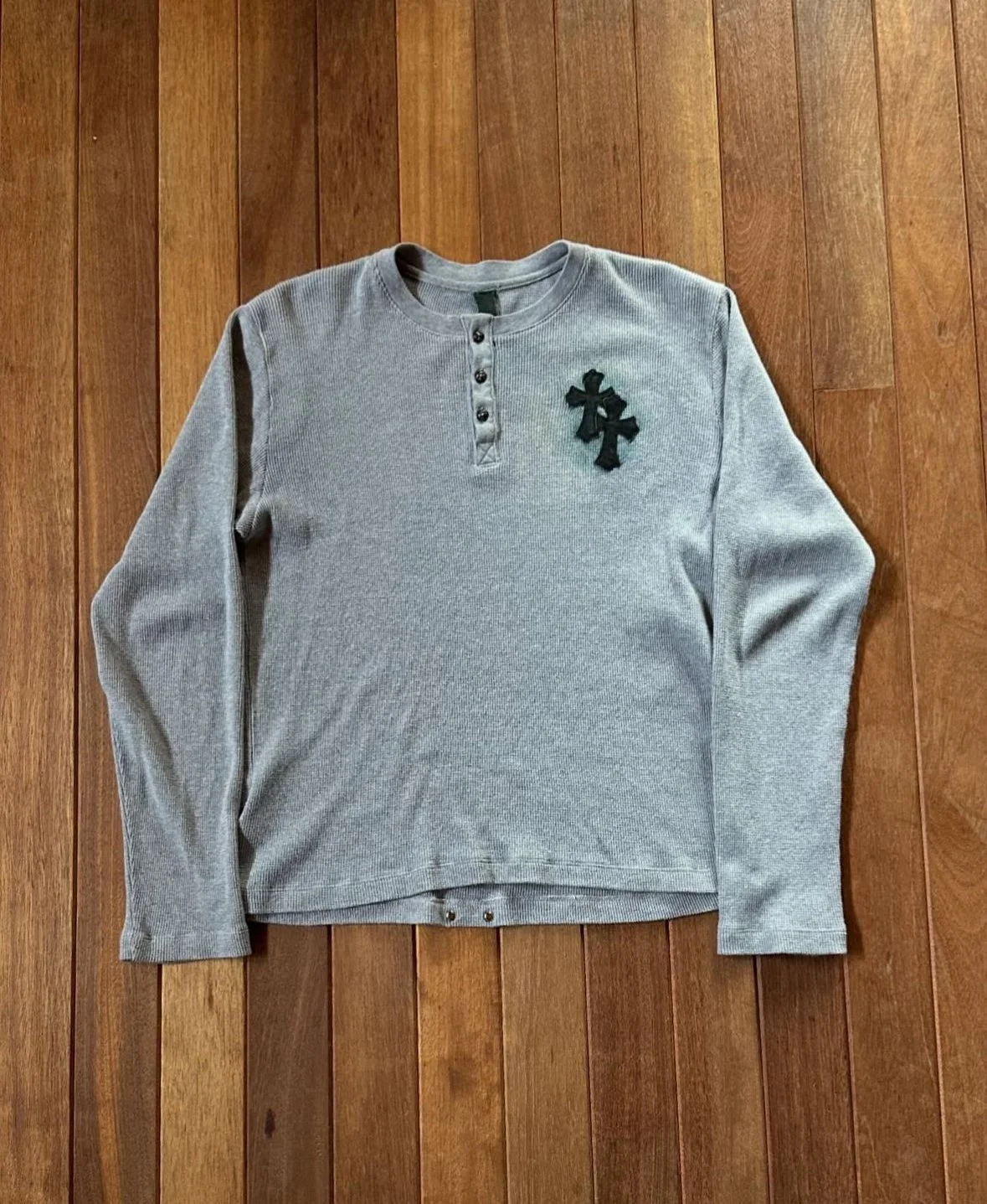 Chrome Hearts Cross Patch Henley Thermal (L) — MichaelSuns