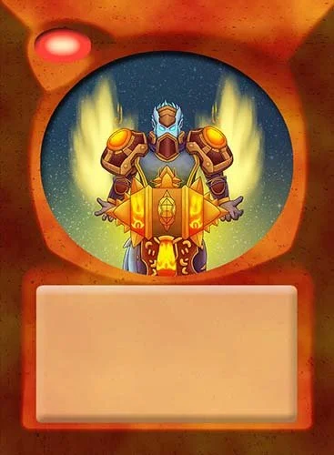 Relic card layout template