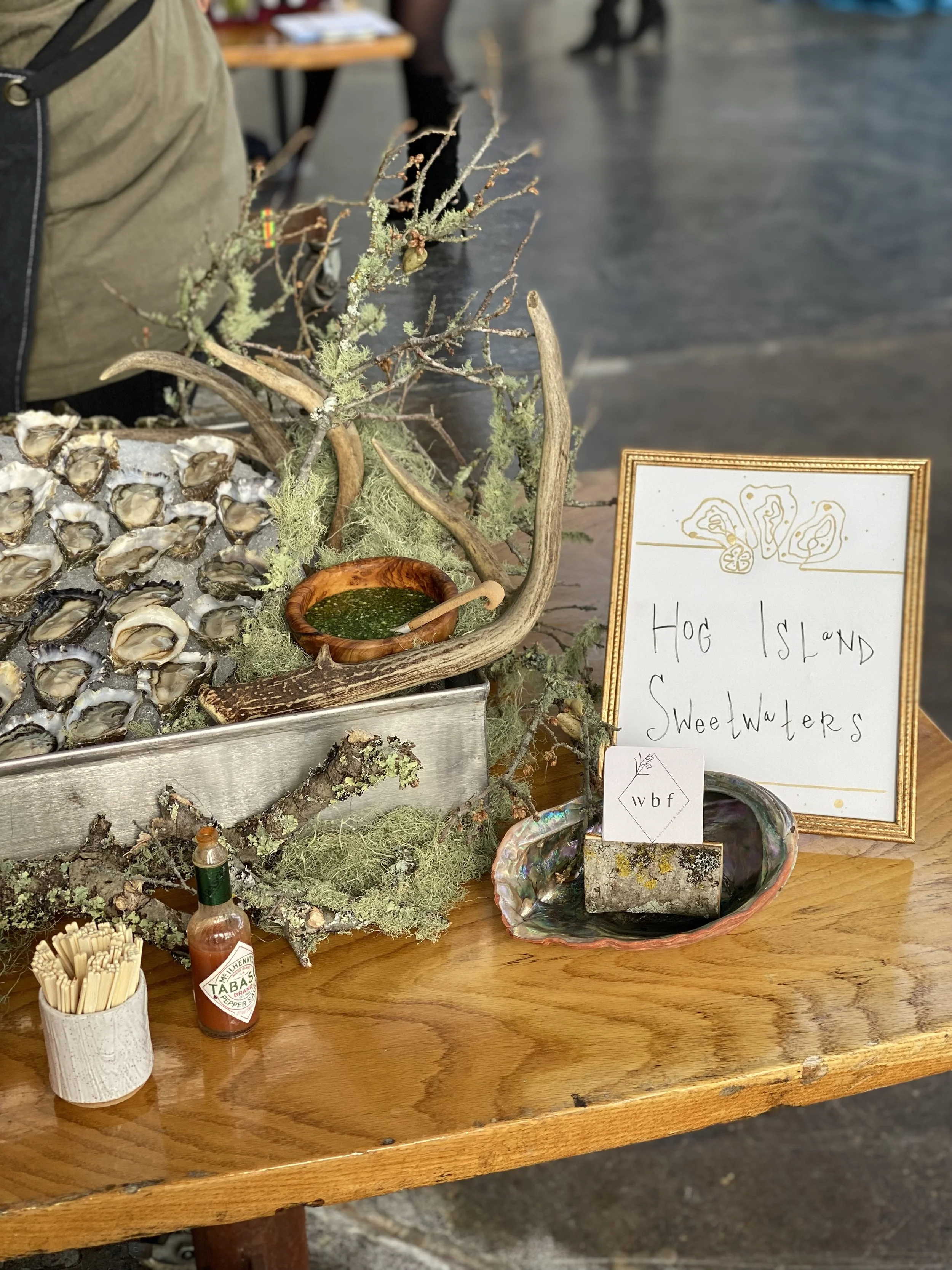 Oyster bar sign & antler.jpeg