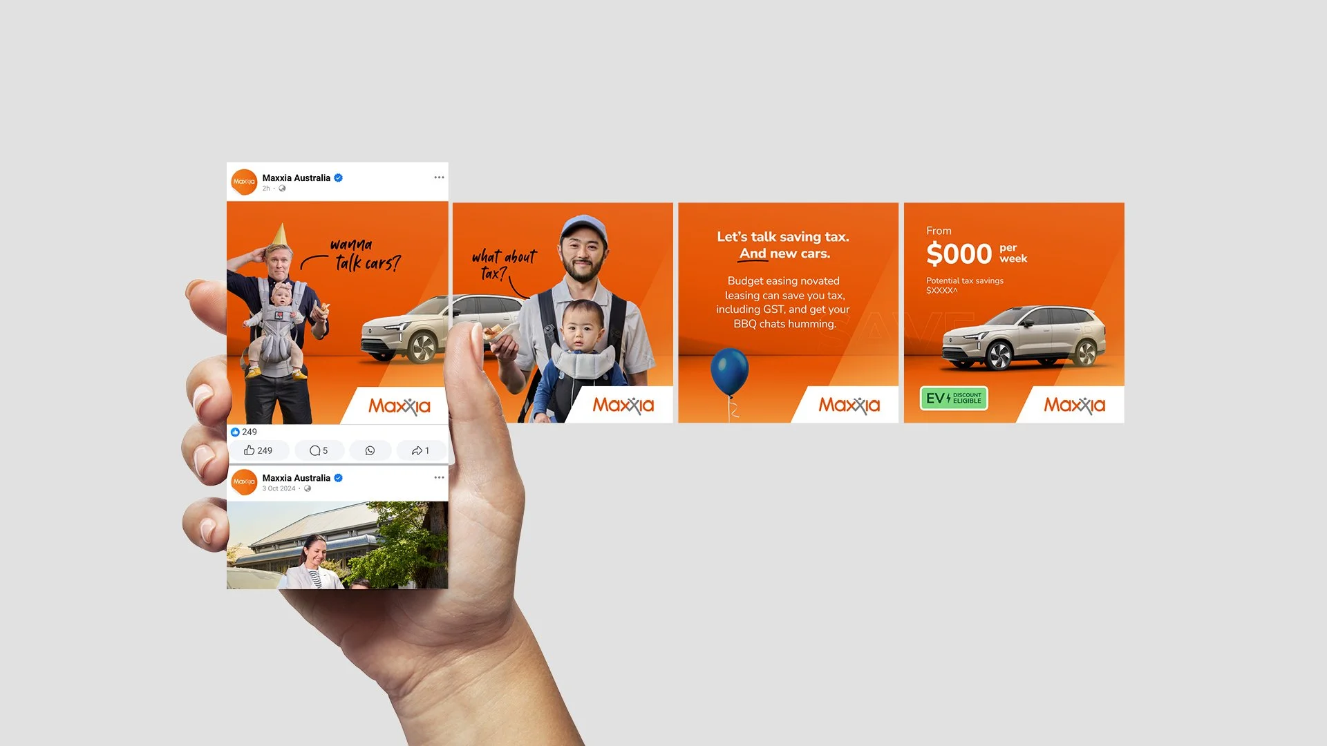 Maxxia social media carousel