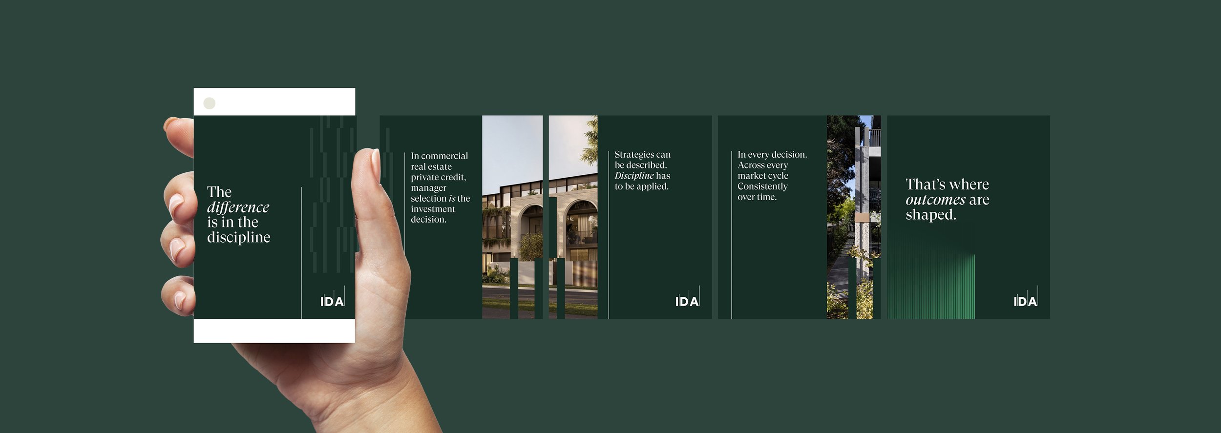Social media carousel design