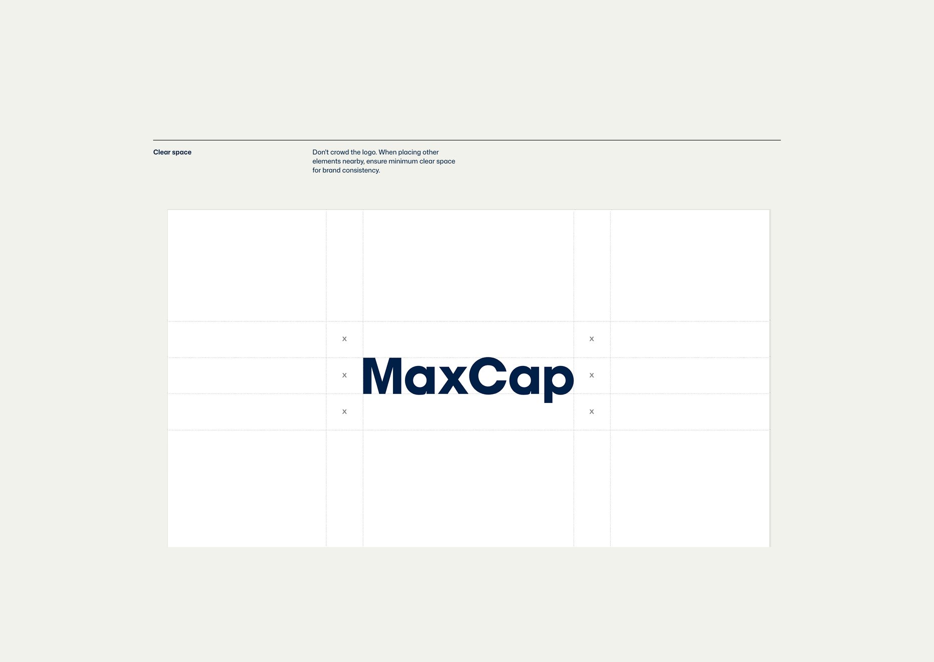 Screenshot of brand guidelines