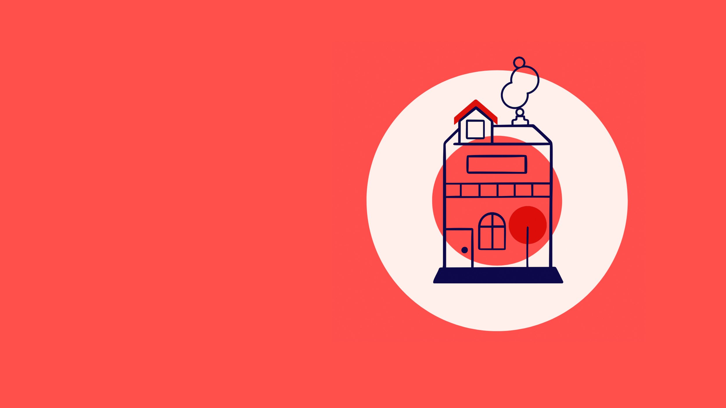 Honey house illustration