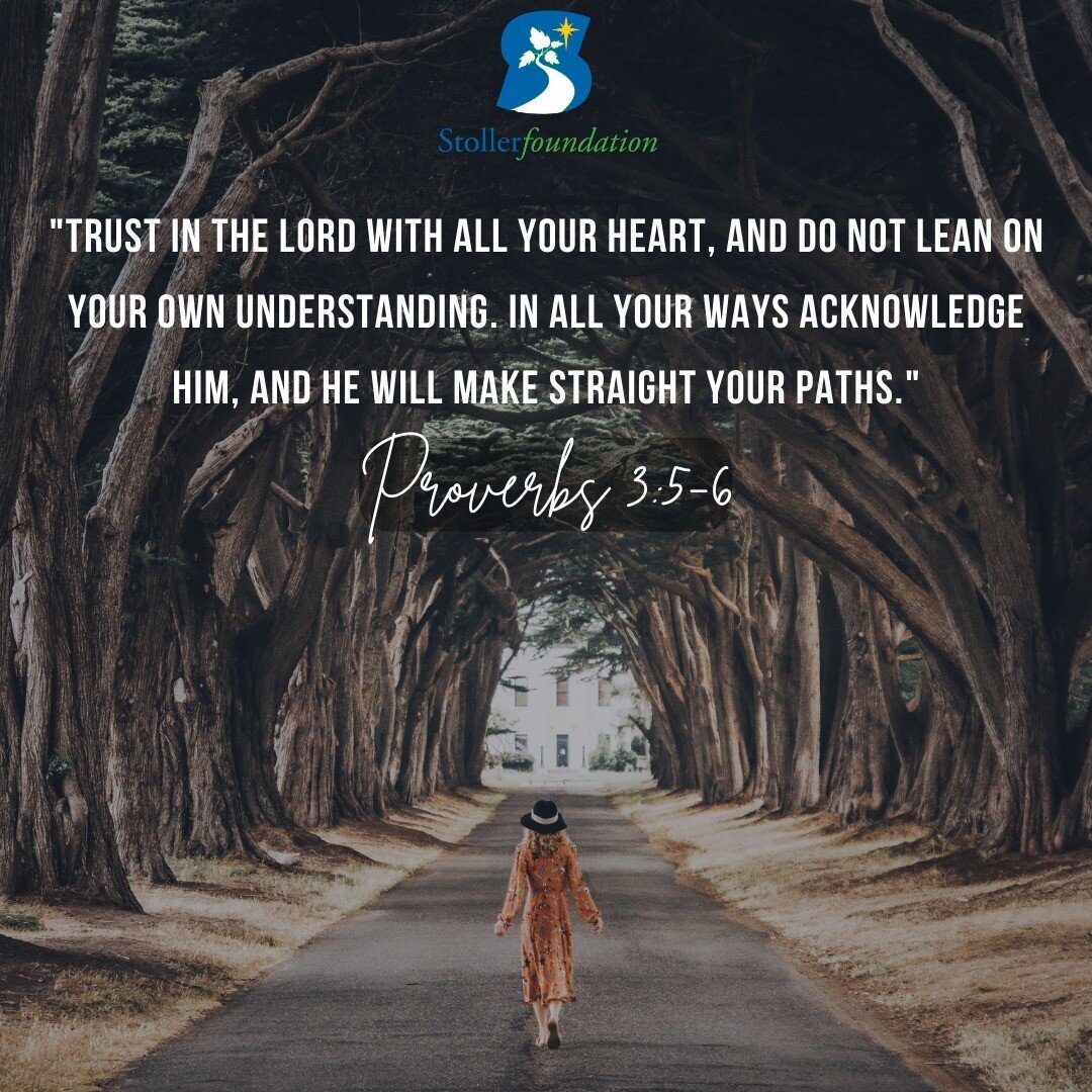 Do you depend completely on God to get you safely through life's perilous paths?

#WisdomWednesday #Bible #verseoftheday #StollerFoundation #WeAreStoller
