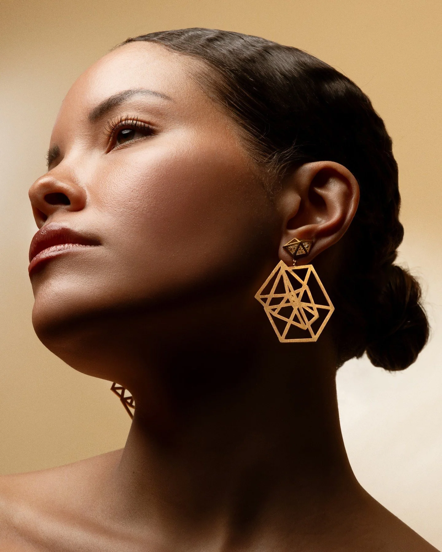 Collection Unveiled! 
Immerse yourself in the paradox of 'Shattered' – from its intricate lacework to the captivating complexity of scale.
Introducing the Shattered Dangle Drop Earring, a unique design composed of two distinct elements: a c