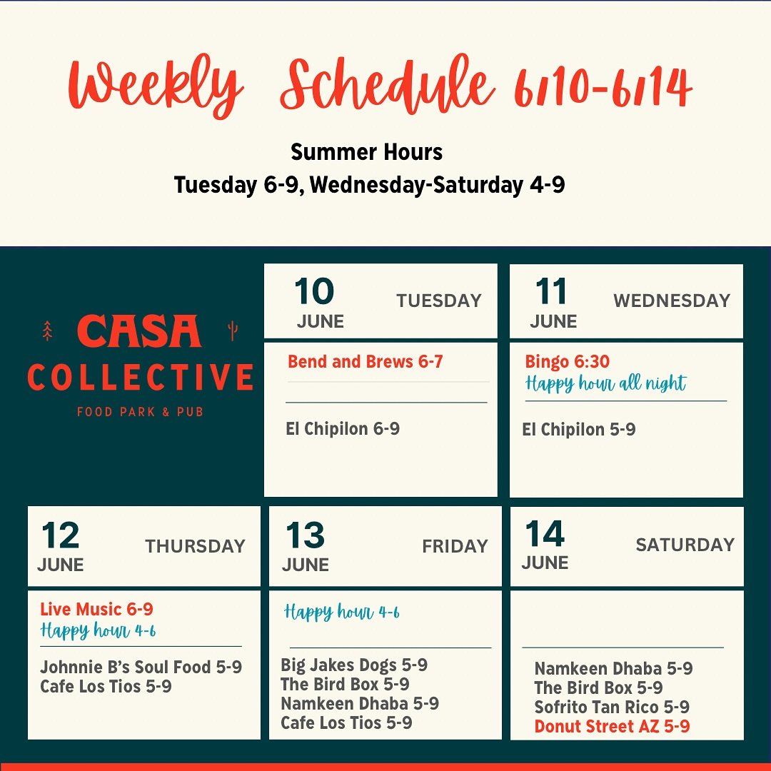 This week&rsquo;s food truck and events lineup is here! 👇

Tuesday: Taco Tuesday (specials on tacos &amp; drinks!). 

Wednesday: Bingo Night + Happy Hour!

Thursday: Live Music with Marty McIntosh (6-9 PM)

See ya in the pub!

@johnniebssoulfood @bi