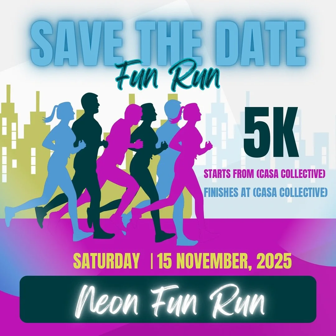 ‼️Price Increase Oct 1st Get your tickets!

Get ready Glow ✨
 
Casa Collective and @cgmainstreet are teaming up for our first ever Neon Fun Run/Walk 5K on Saturday, November 15th! 

Wear your brightest neon for a chance to win a prize. We&rsquo;ll ha