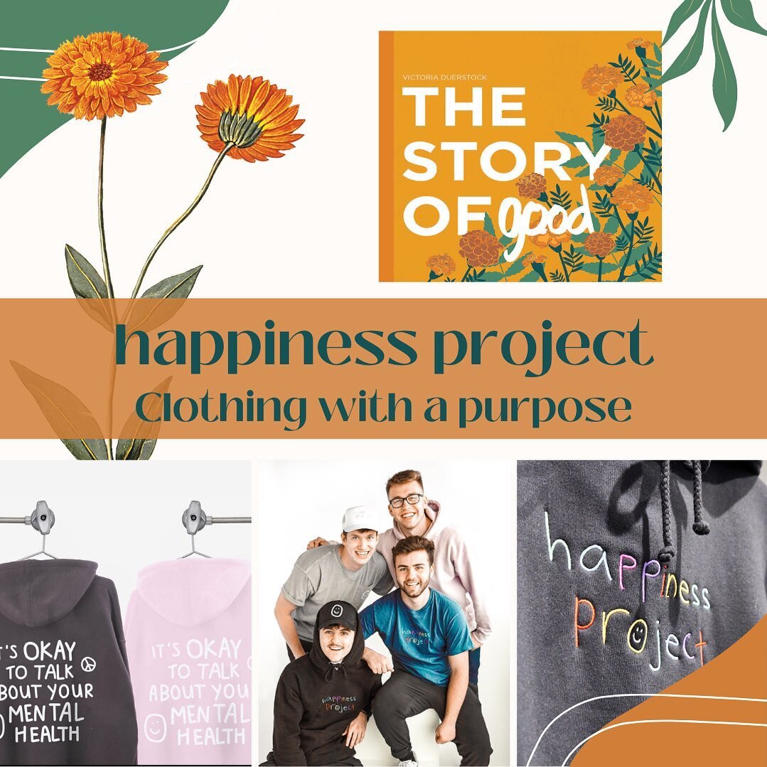Today I want to highlight the great team at happiness project. These guys launched a clothing brand to help not only promote mental health awareness but to also have a means to give back to organizations on the front line making a difference. 

They&