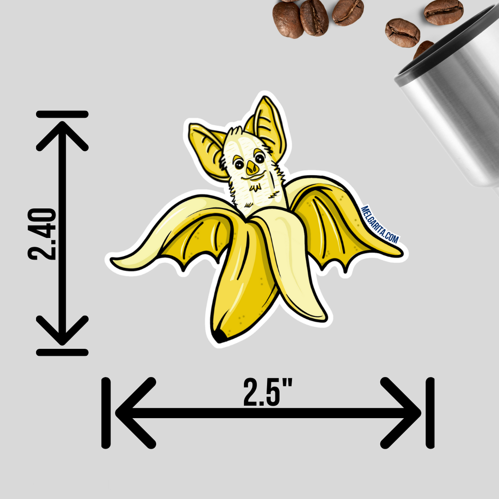 Cute Flasher Bat sticker- original artwork — Melgarita: Rigging Art ...