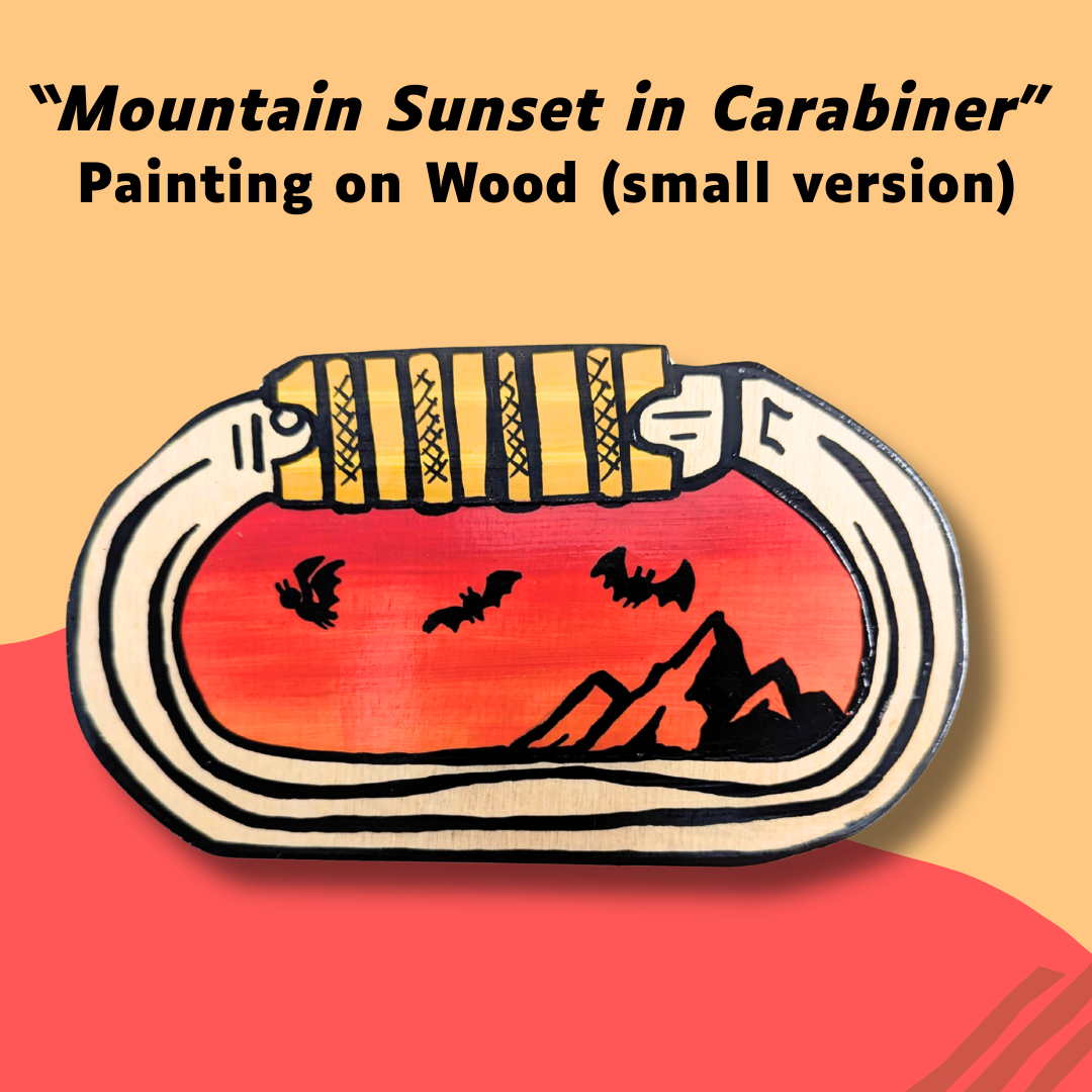 Mountain sunset wooden artSmall LP.png