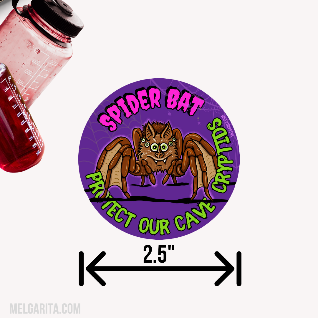 spider bat dimension LP sticker.png