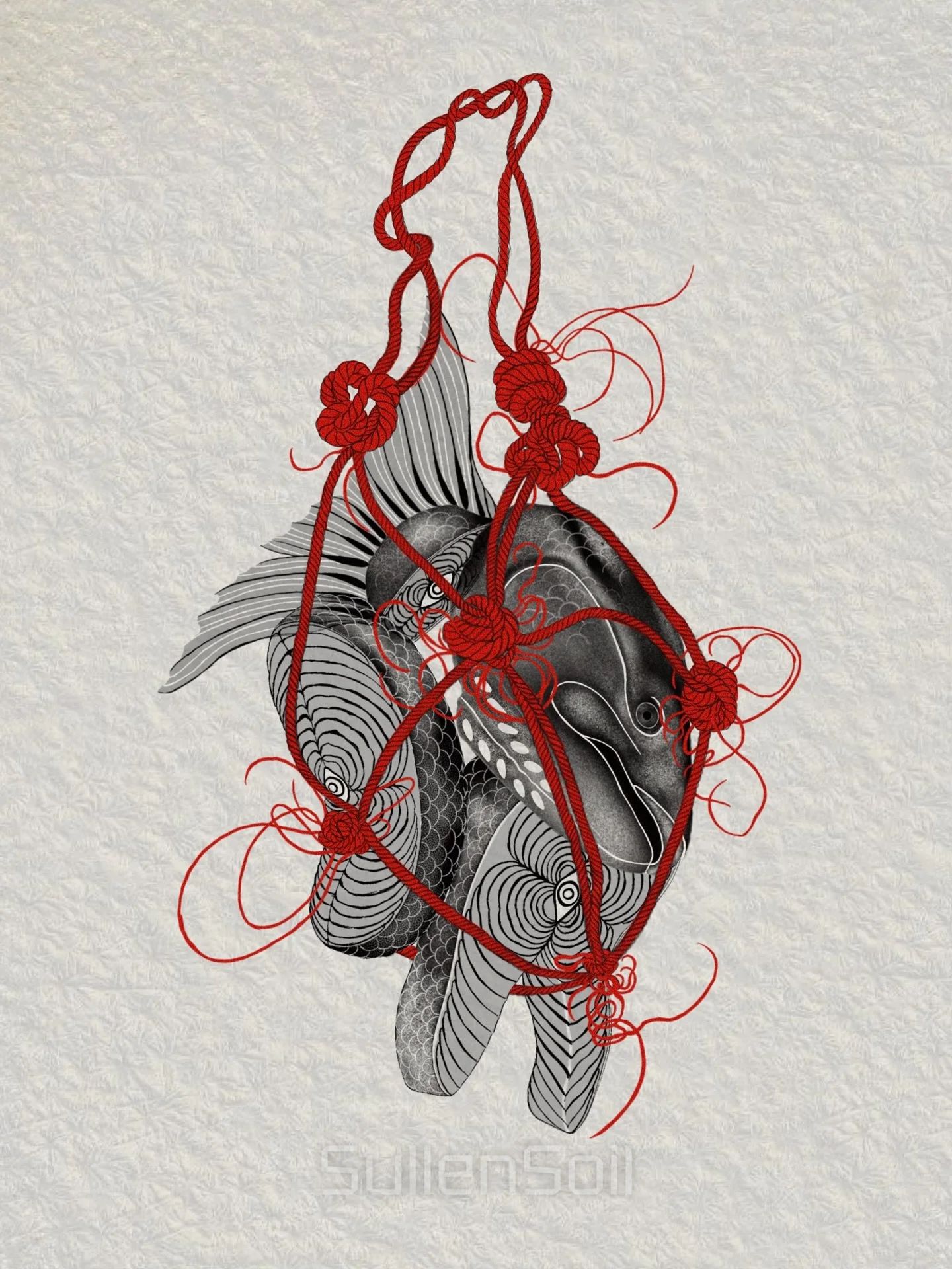 &bull;Butchered&bull;

Drawing process &amp; references for this piece! 
This was one of the concept sketches I drew up for a custom project that wasn&rsquo;t used. We ended up going for one of the other options that filled the space better but this 