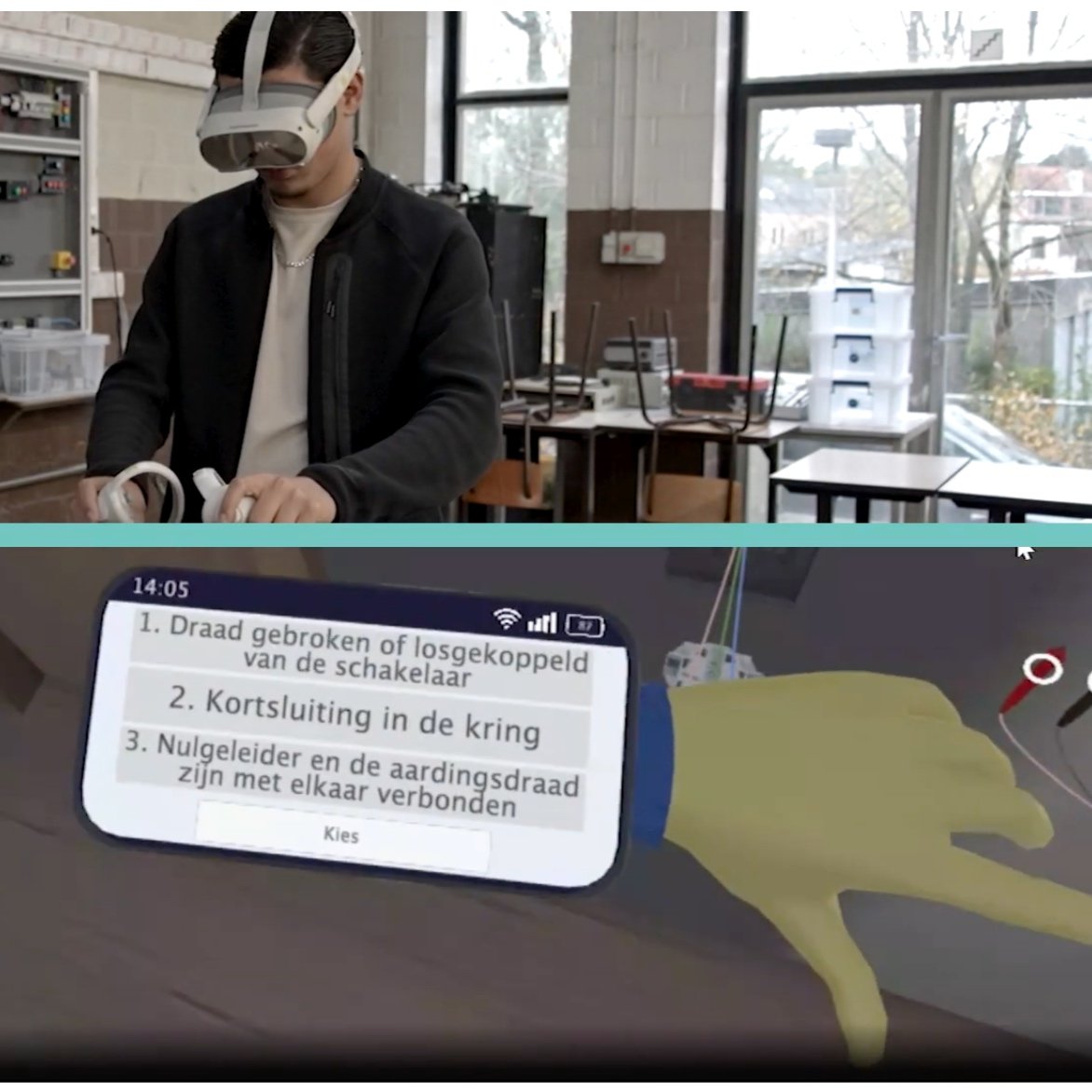 Innovatie in het onderwijs: VR brengt (elektriciteits)opleiding tot leven 