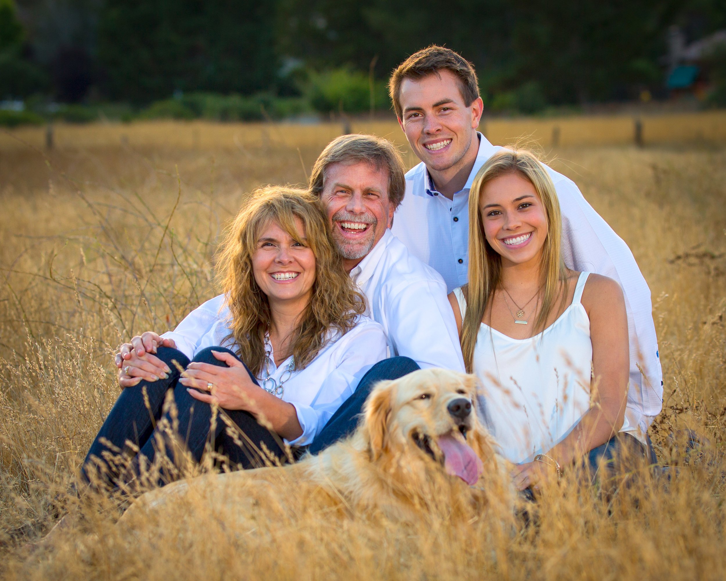 The Sherman family photography session in Salinas The beloved and respected Sherman family of Salinas had their family portrait taken at Pattee Ranch in Corral de Tierra in the golden fields of Salinas. Jeff and Mindy are pharmacists and the founders