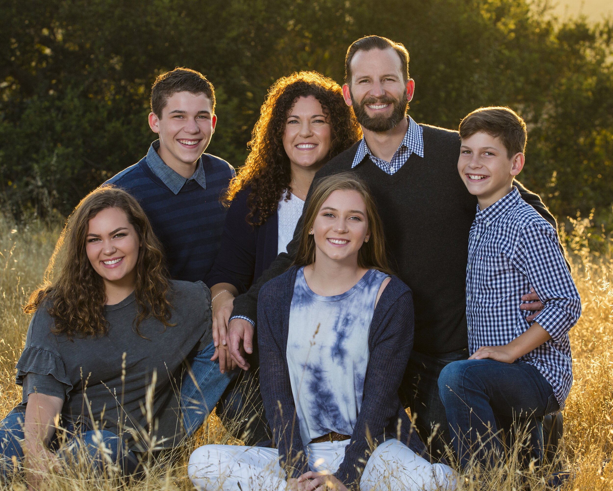 Fabulous Flynn Family Session - The Flynn family is full of great energy and were willing to go wherever to get the shot.  Their family session was in the fields of Salinas!