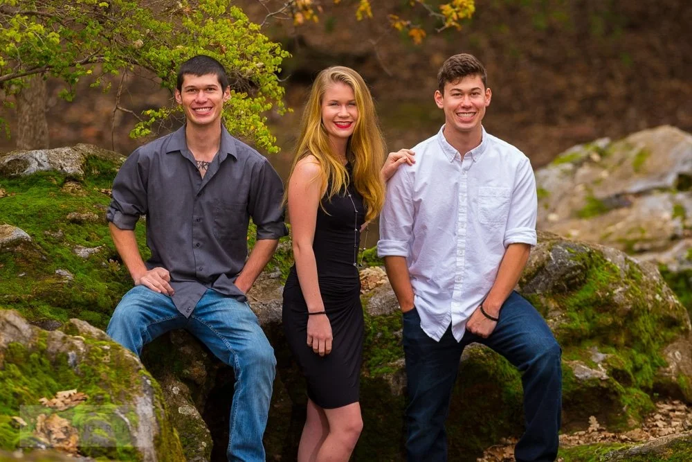 The Dangerfield Family These are my kids, Kyle, Ally and Jordan (L to R) at yet another photo session for the Christmas Card, They are great people and I hope to continue this tradition of the Annual Family Photo!