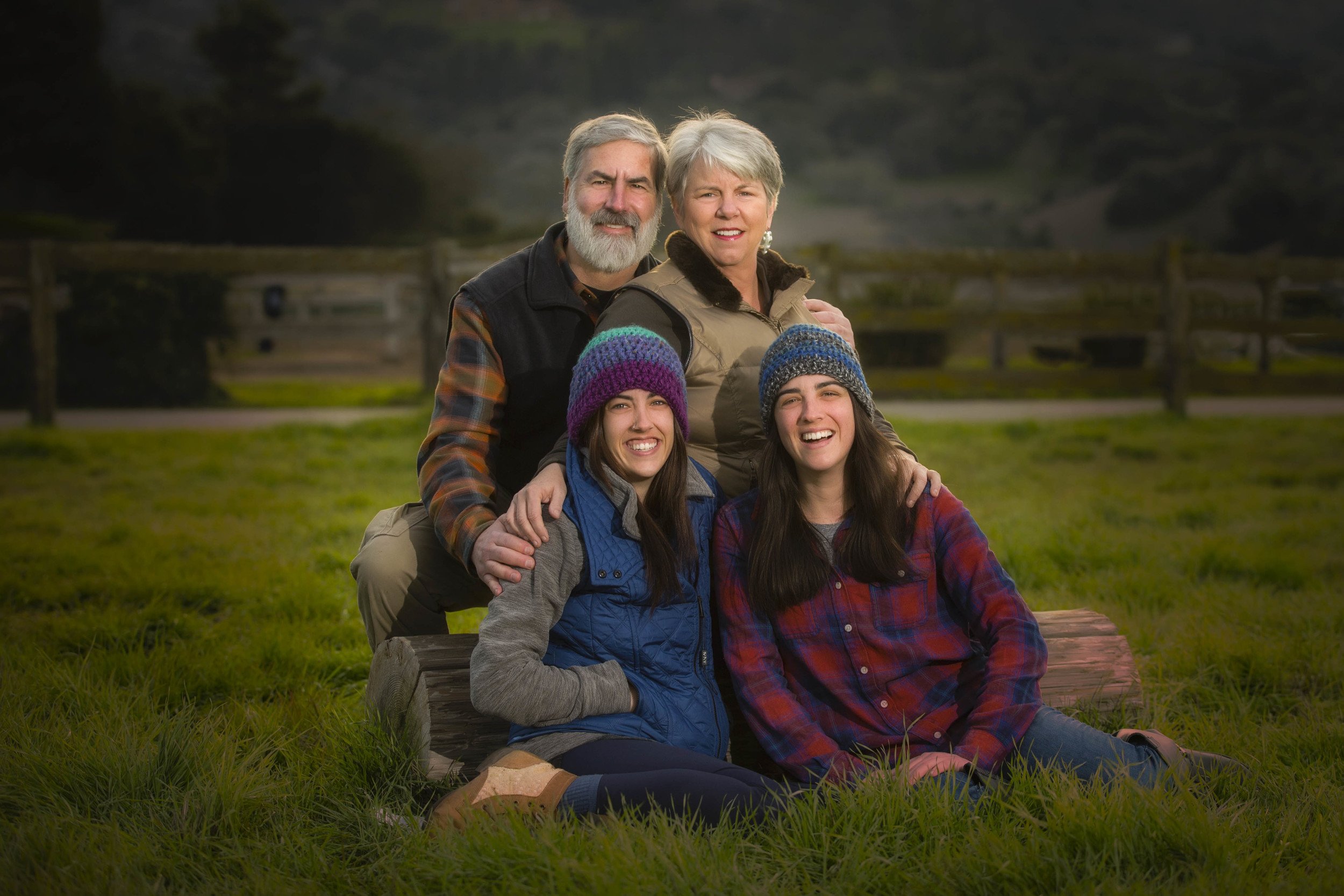 The Hall's Family photography session in Salinas The Hall family came down from San Jose (Campbell) for their Family Session. I went to school with Larry and have know these guys forever. Ask the girls about the worse practical joke to do to young im