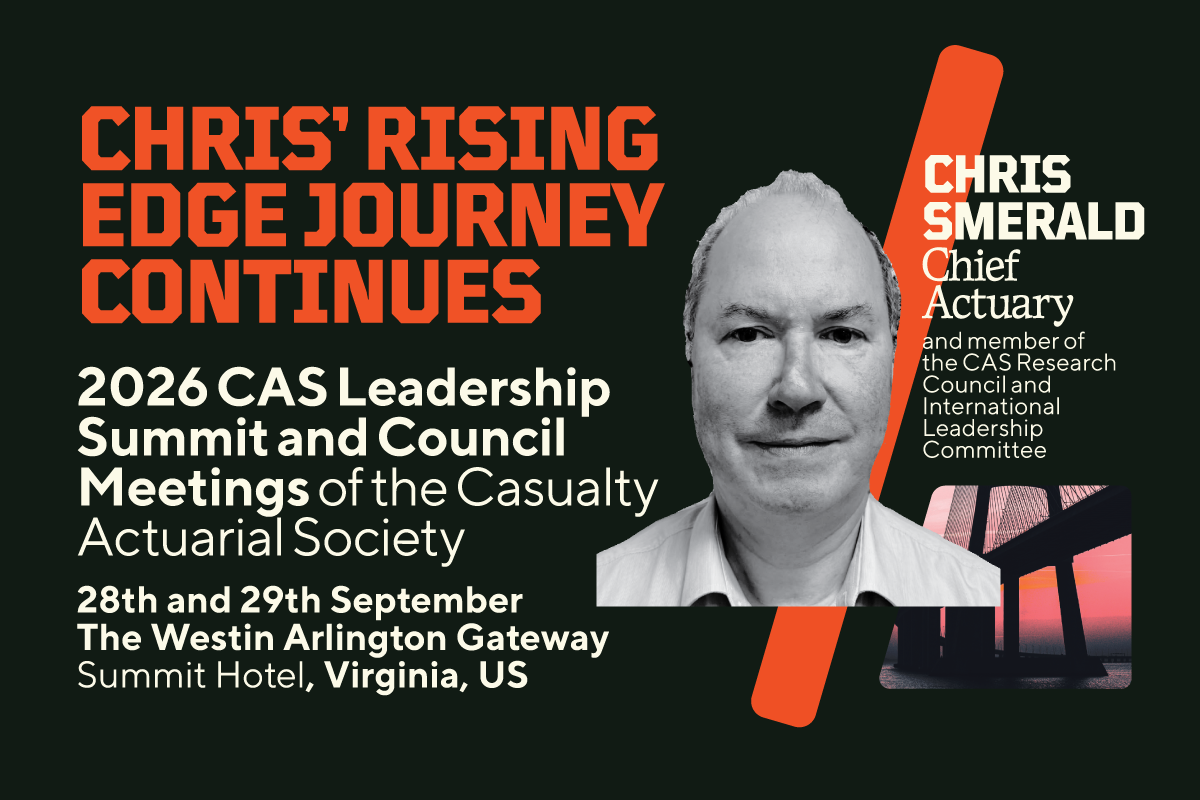 Chris at the 2026 CAS Leadership Summit