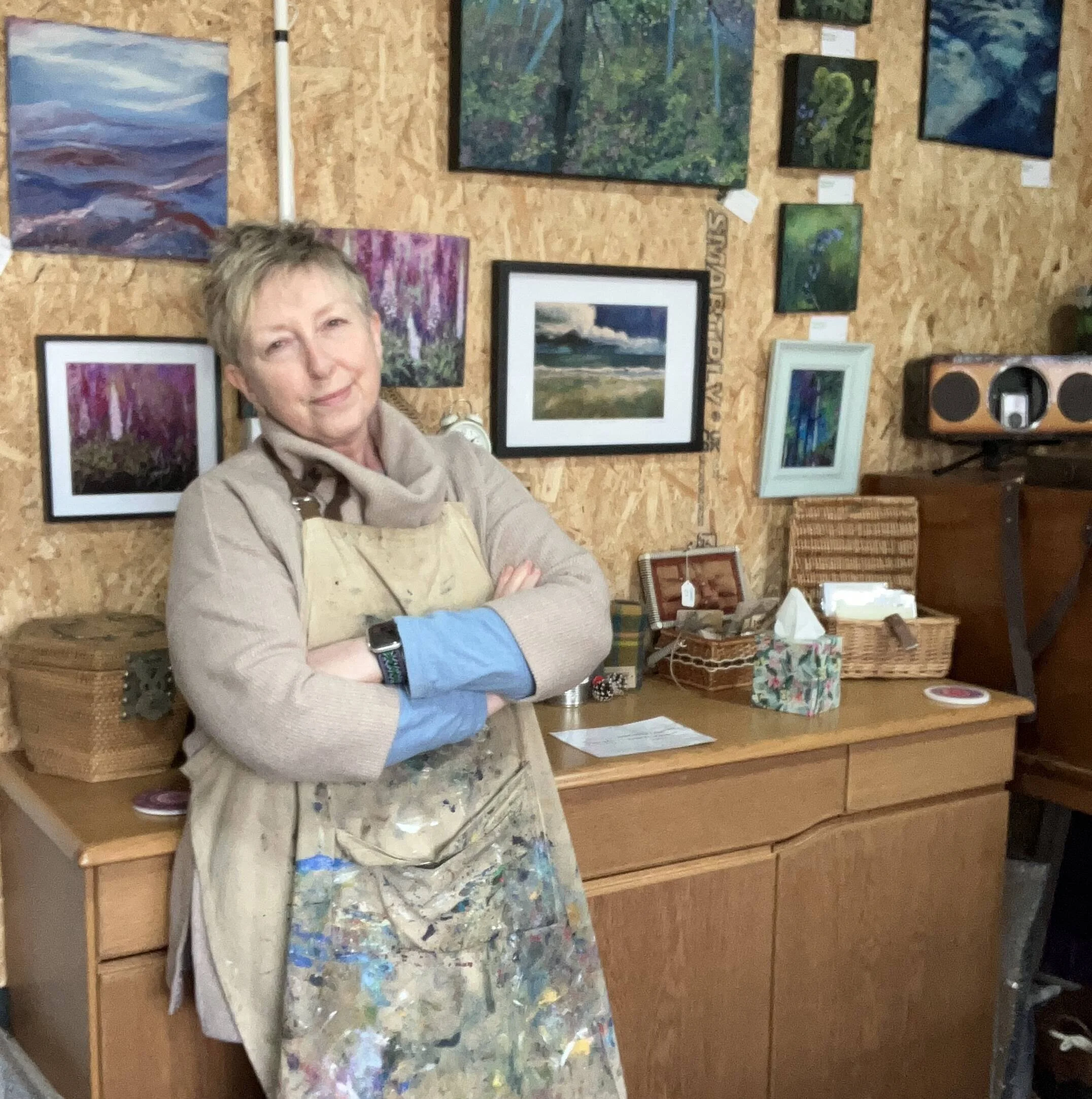 Julie Hollis in her Studio.