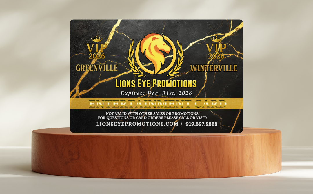 2026 Entertainment Card (Greenville/Winterville)