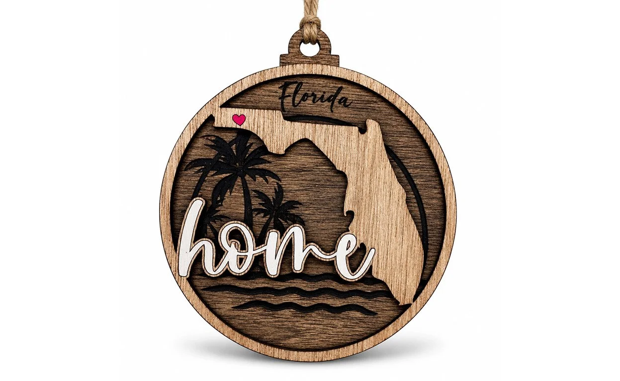 Florida Home Ornament