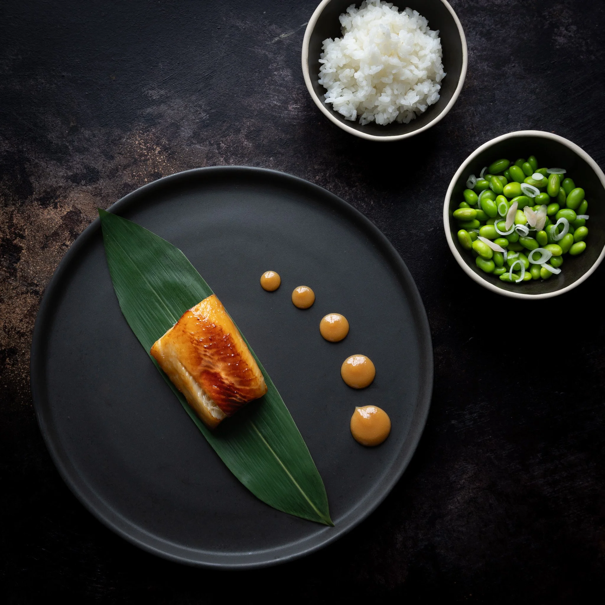 Black cod recipe development, food photography & styling for Fine & Wild, UK brand