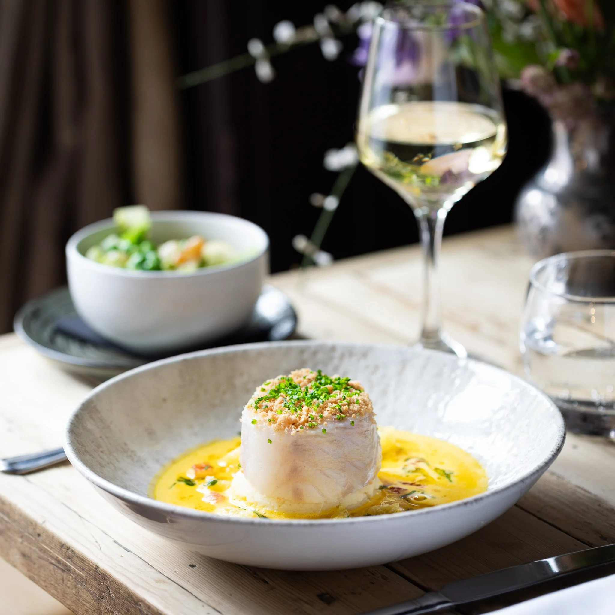 Main course photography for The Bell restaurant in East Sussex