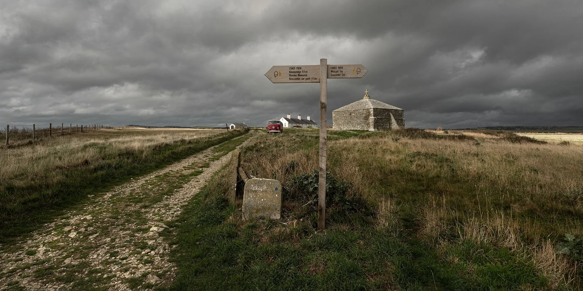 V Dub at St Aldhelm's Head. Dorset