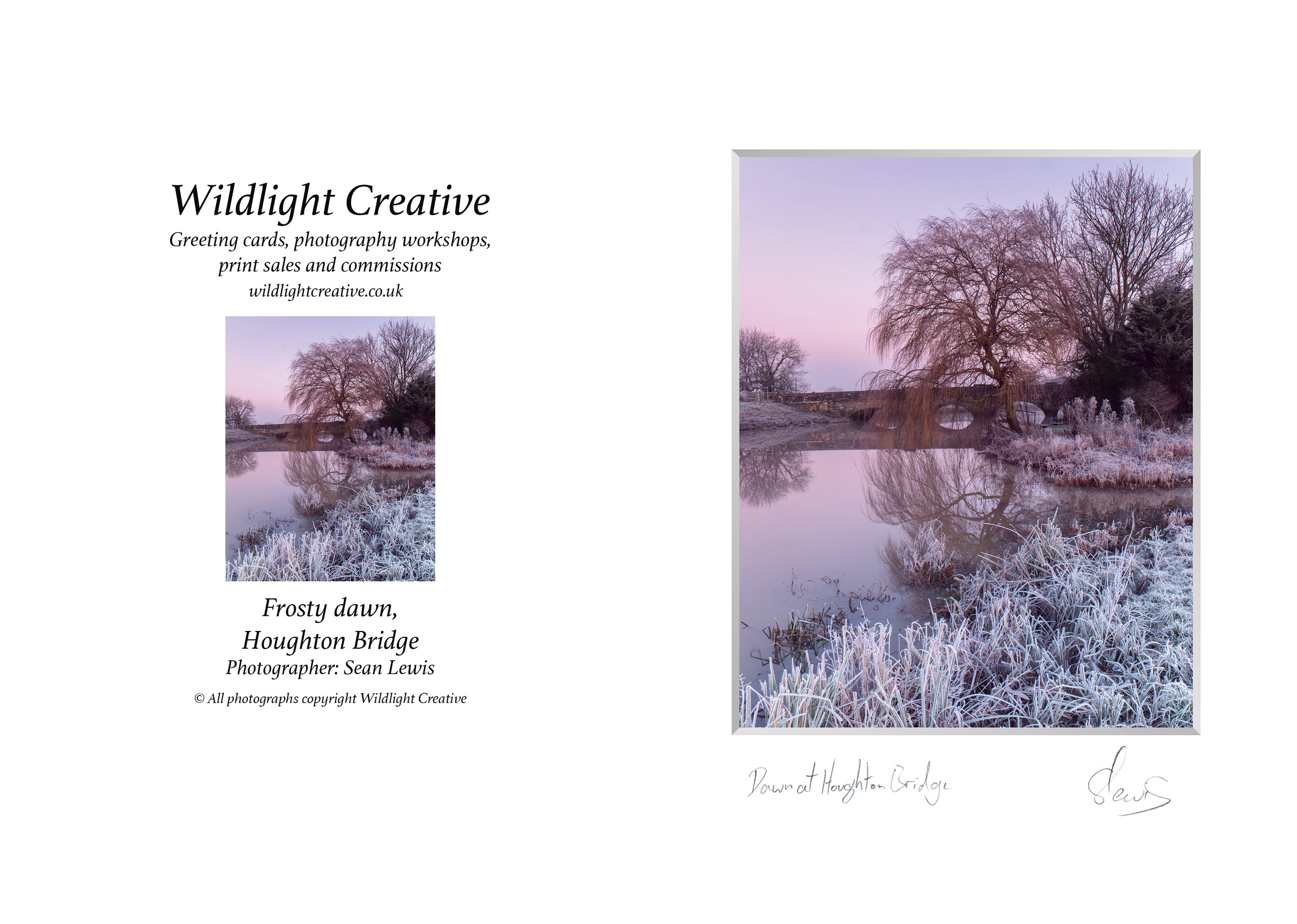 Frosty Dawn, Houghton Bridge