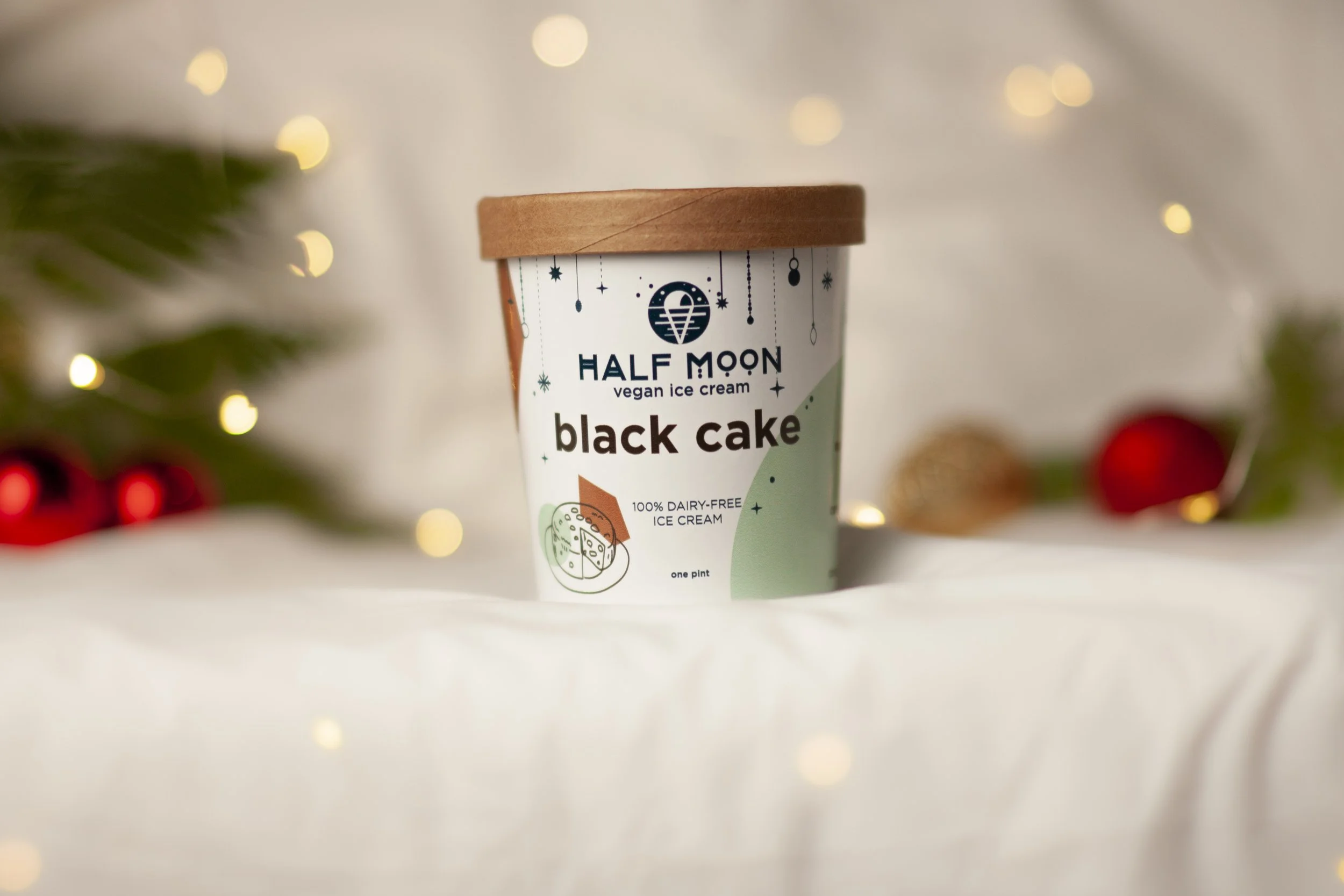 black cake — Half Moon Vegan Ice Cream NonDairy Ice Cream Trinidad
