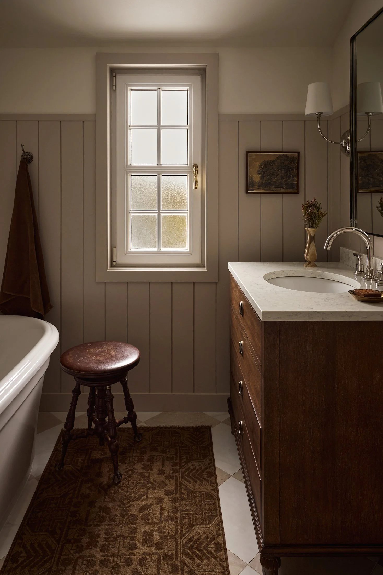 Design Résidence Dumfries - Blanc Marine Intérieurs - Bathroom