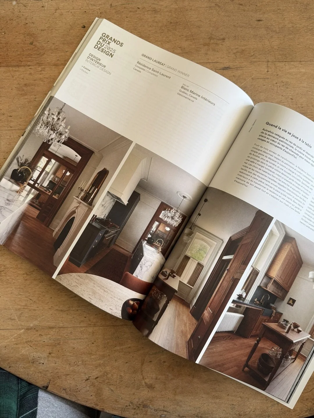 Retour sur les Grands Prix du Design 2025 🤎
Jeudi dernier, nous avons eu le plaisir d’assister à la remise des prix organisée par @_int_design, et quelle soirée! ✨
Blanc Marine Intérieurs est reparti avec un Grand