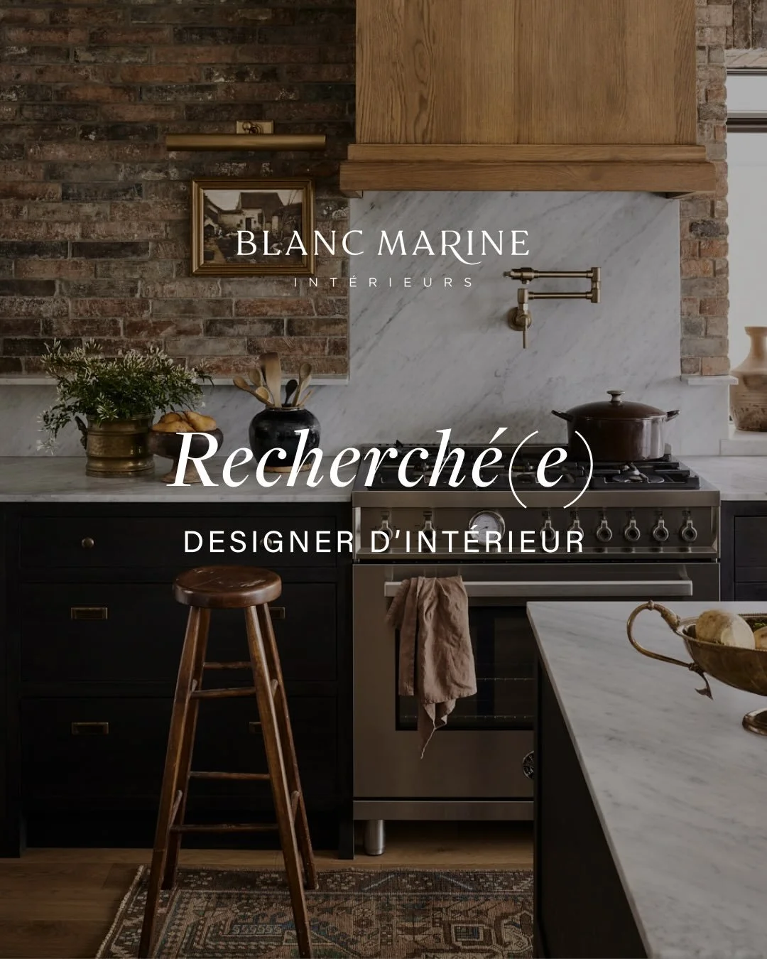 Nous recrutons : designer d&rsquo;int&eacute;rieur 🤎
Blanc Marine Int&eacute;rieurs est &agrave; la recherche d&rsquo;un.e designer d&rsquo;int&eacute;rieur pour rejoindre son studio &agrave; Montr&eacute;al et contribuer &agrave; nos projets r&eacu