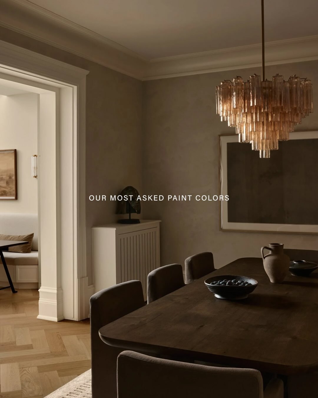 Our most asked paint colors ✨

The ones we keep coming back to, chosen with care to blend seamlessly into each space and reflect the feeling we&rsquo;re looking to create, always shaped by our clients and their vision.

We do have a soft spot for @be