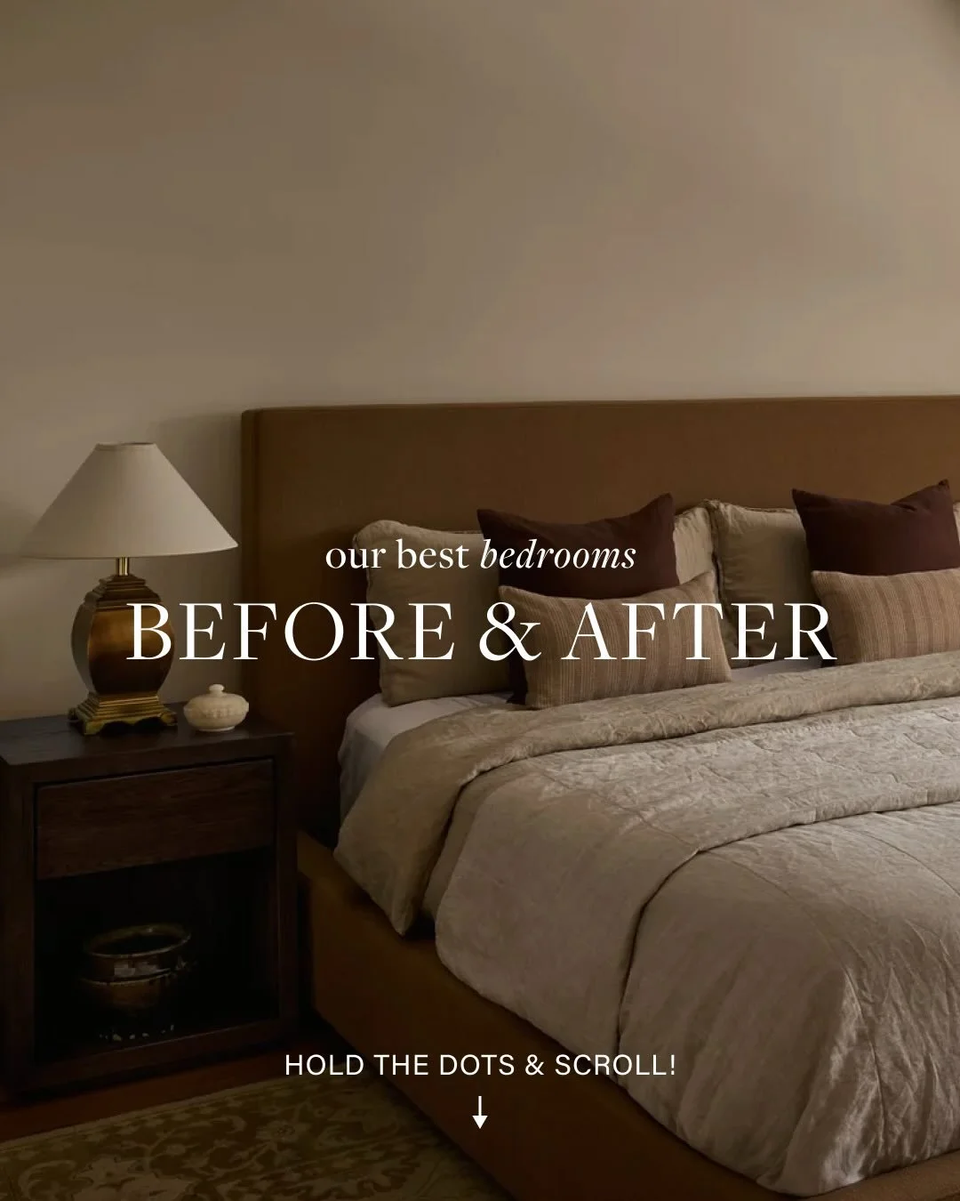 The bedroom is where everything slows down. ✨

A space to rest, reset, and feel at ease.

These before and after transformations show how each space can evolve into something more personal, more grounded. We shape each one around the people who live 