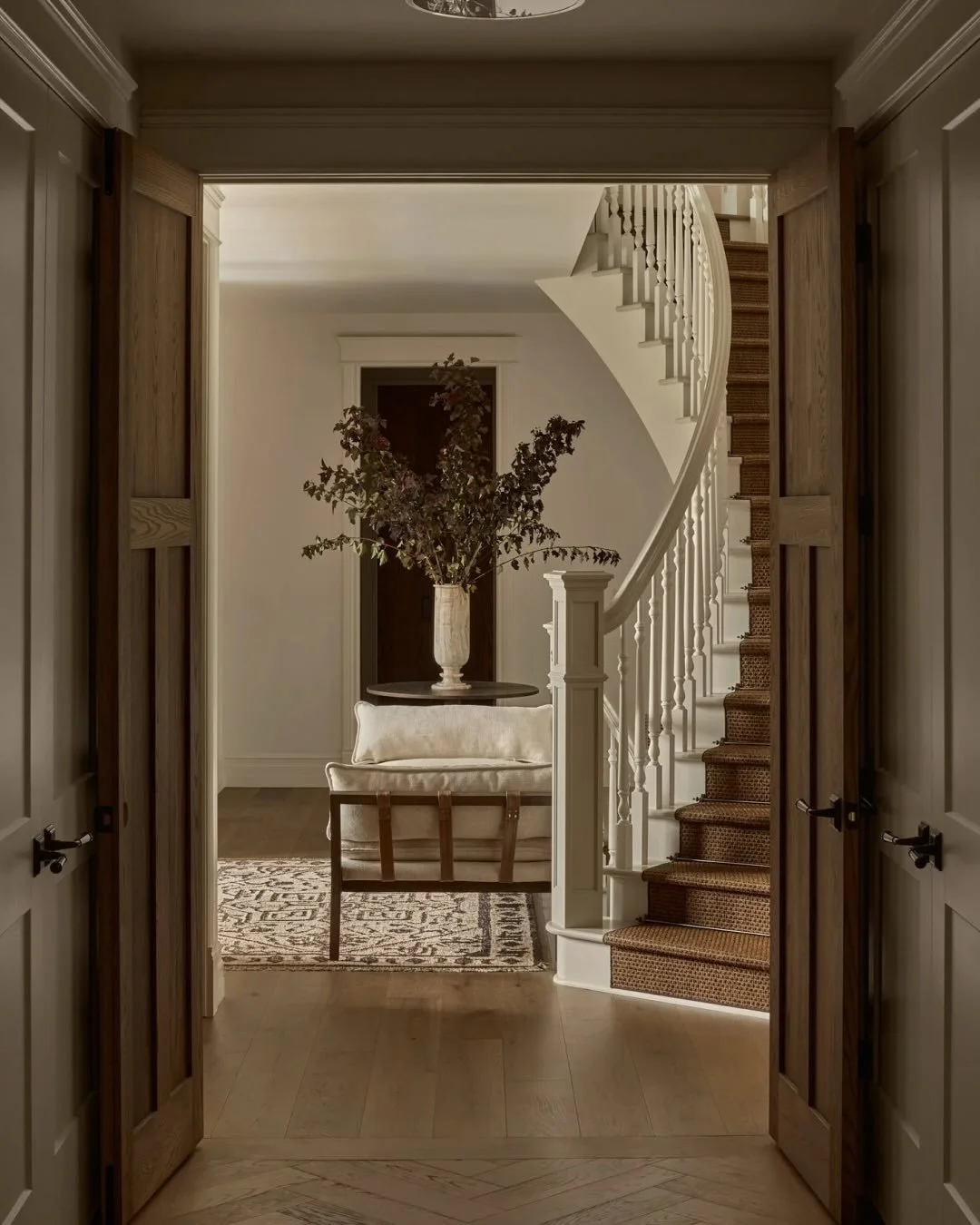 Staircases are never just functional to us 🤎

They&rsquo;re where structure meets expression: a way to shape the flow of a home, create a sense of arrival, and add a quiet statement through materials, lines, and light.

Often overlooked, but always 