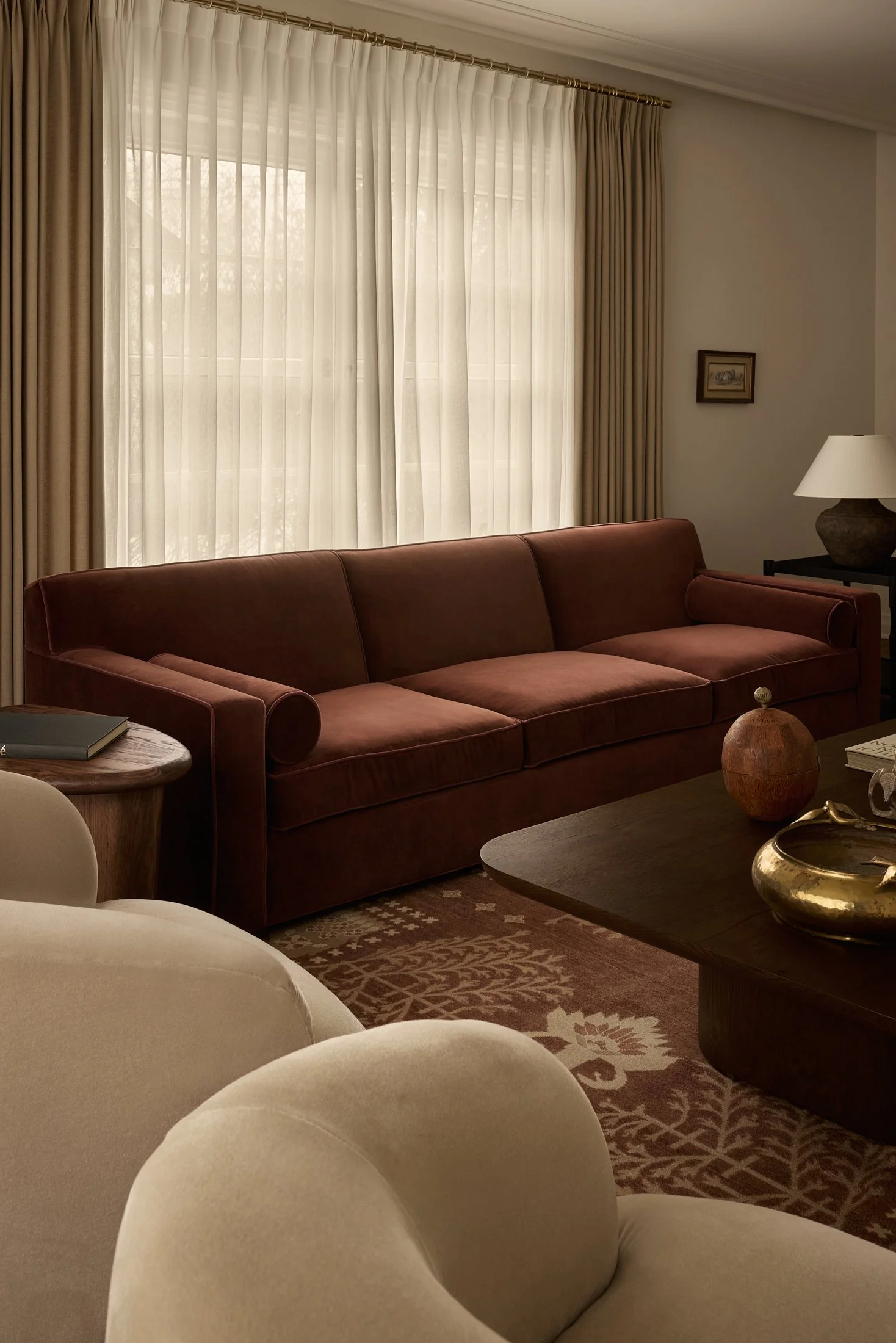 Design Résidence Dumfries - Blanc Marine Intérieurs - Living Room