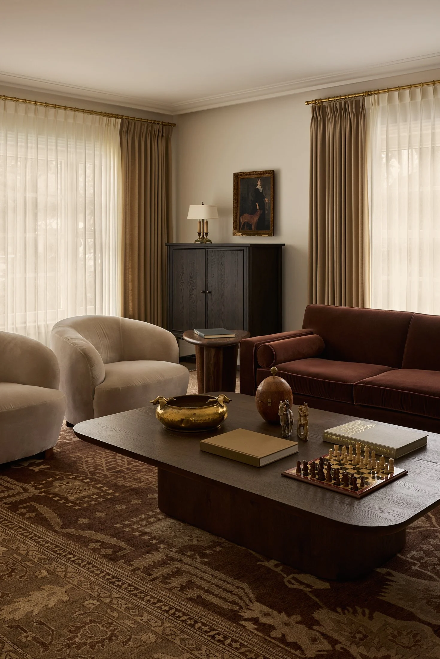 Design Résidence Dumfries - Blanc Marine Intérieurs - Living Room