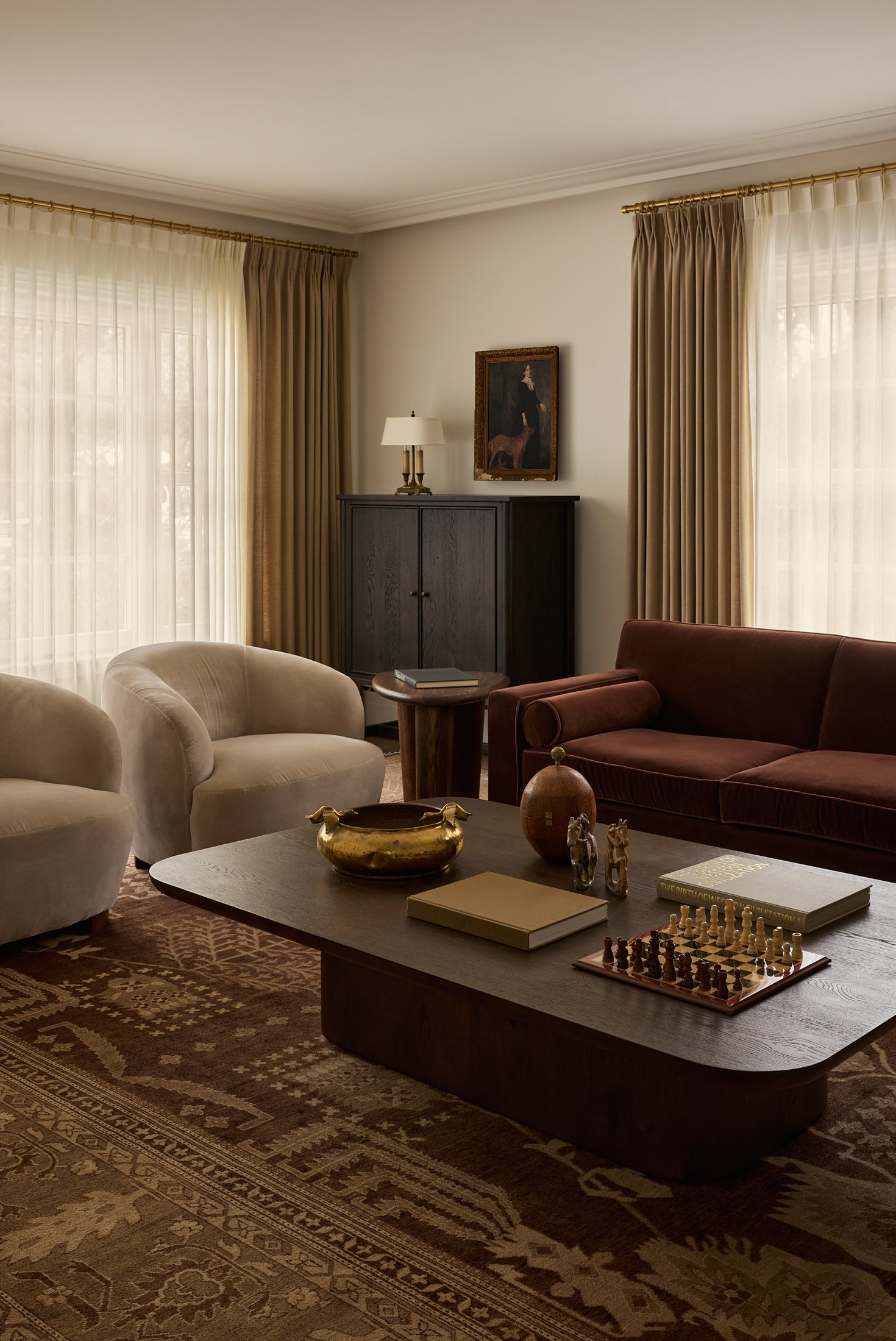 Design Résidence Dumfries - Blanc Marine Intérieurs - Living Room
