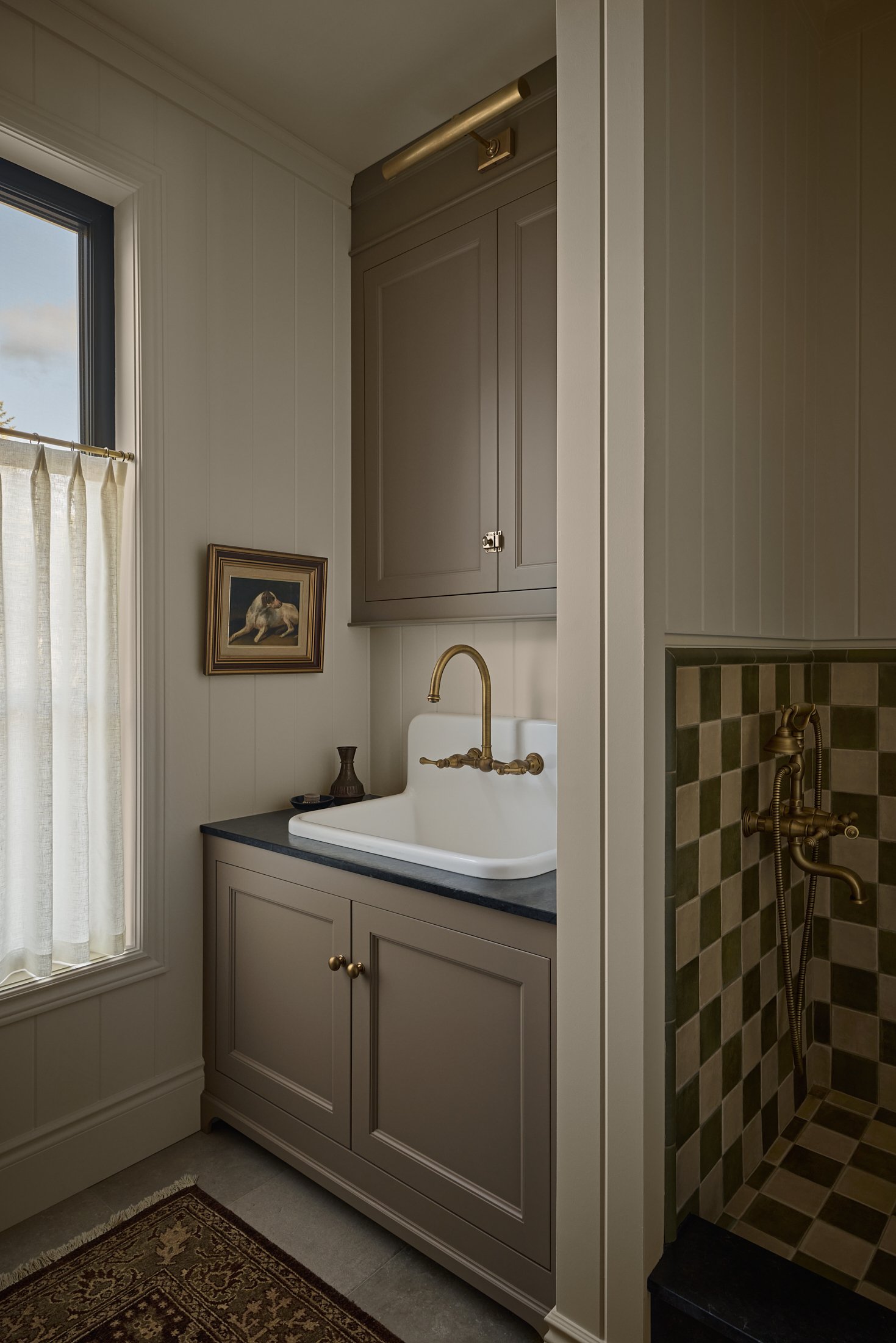 Design Résidence Deslauriers - Blanc Marine Intérieurs - Laundry Room