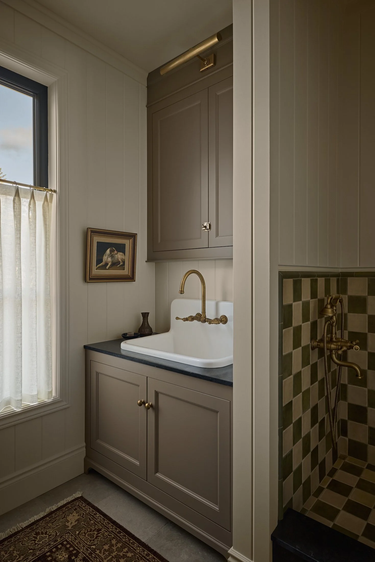 Design Résidence Deslauriers - Blanc Marine Intérieurs - Laundry Room