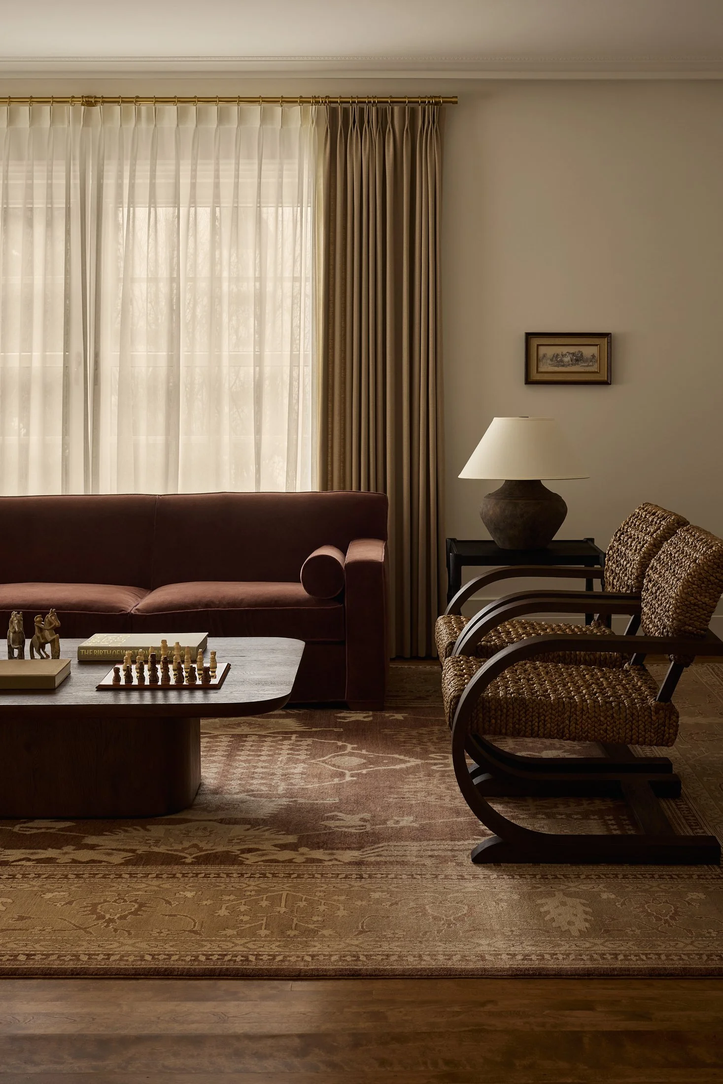 Design Résidence Dumfries - Blanc Marine Intérieurs - Living Room