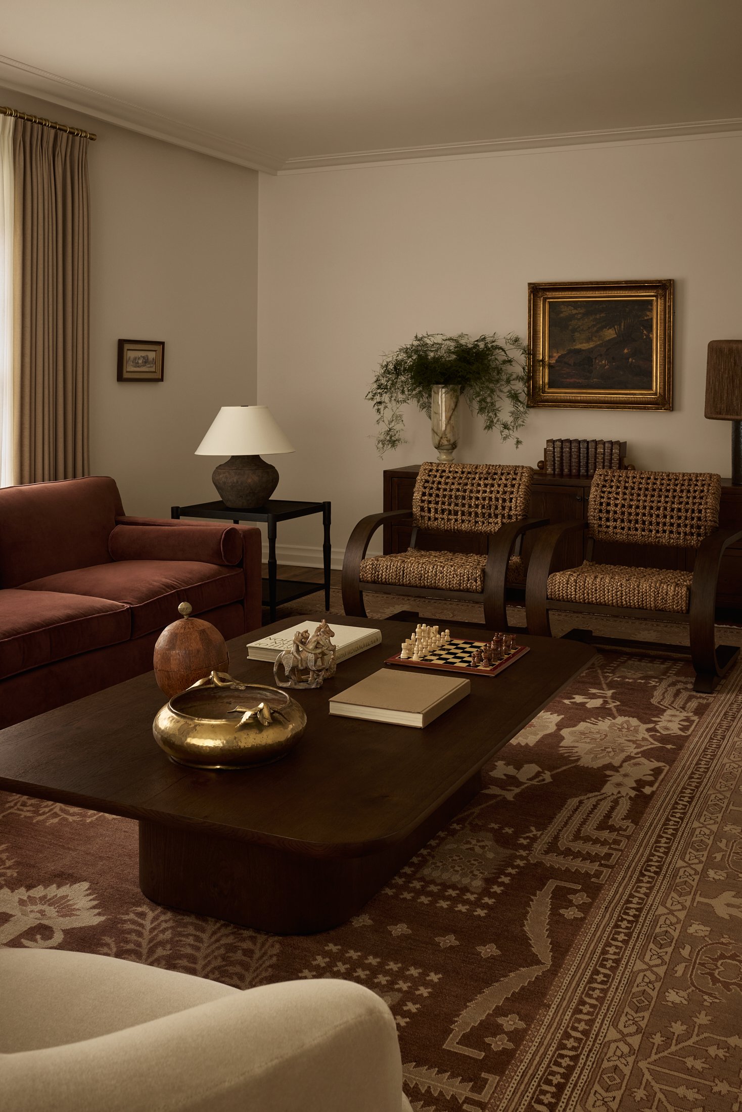 Design Résidence Dumfries - Blanc Marine Intérieurs - Living Room