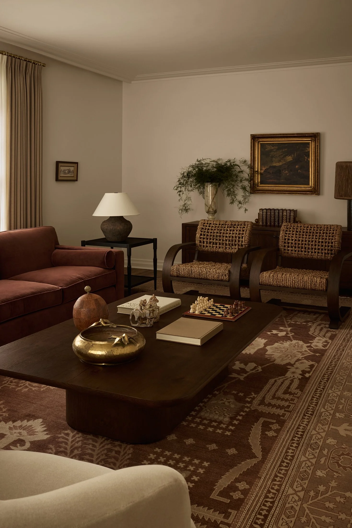 Design Résidence Dumfries - Blanc Marine Intérieurs - Living Room