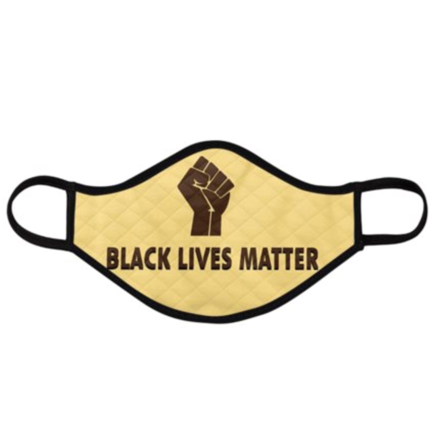BLM Mask in Mustard