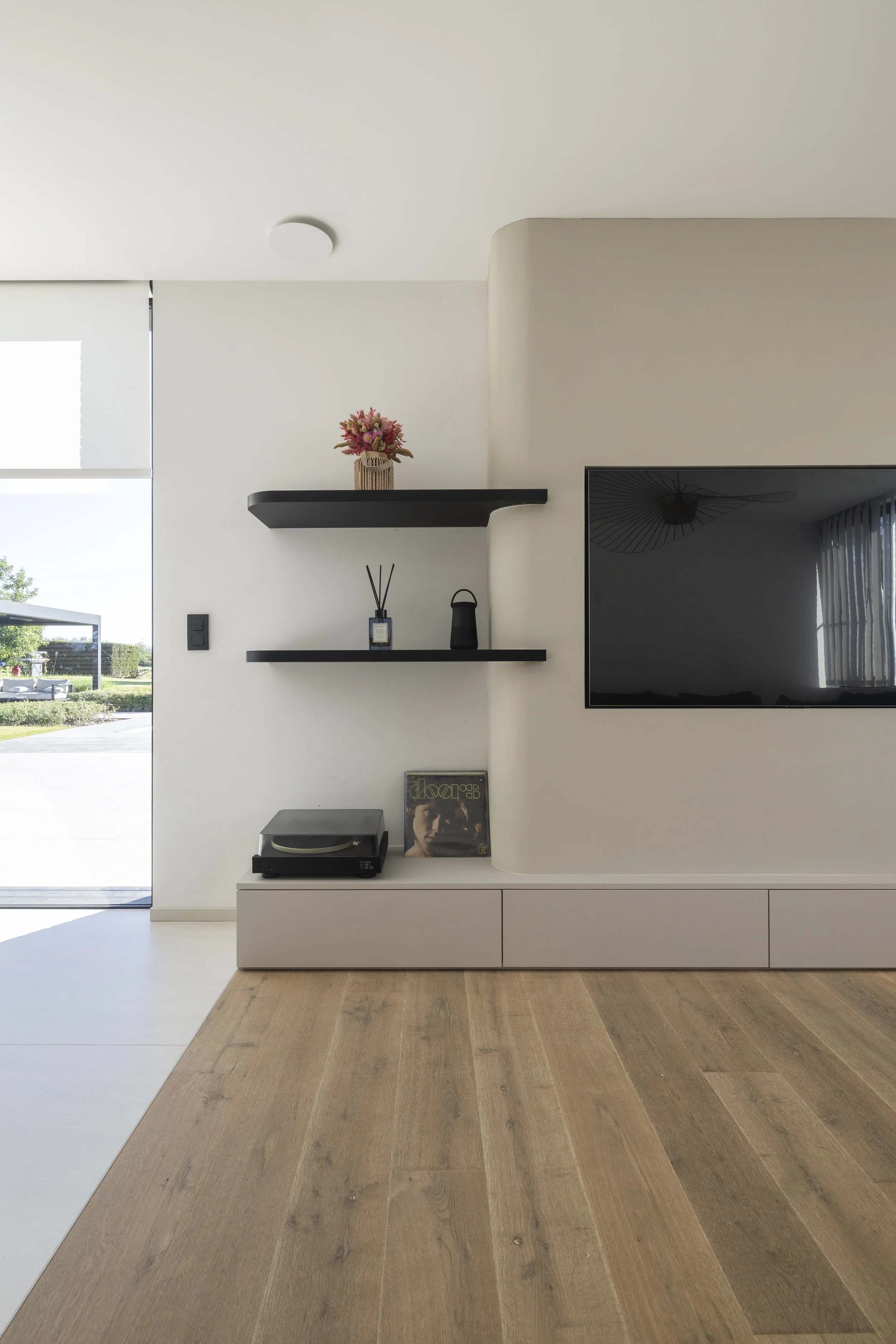 Aménagement intérieur d'une maison contemporaine à Nandrin