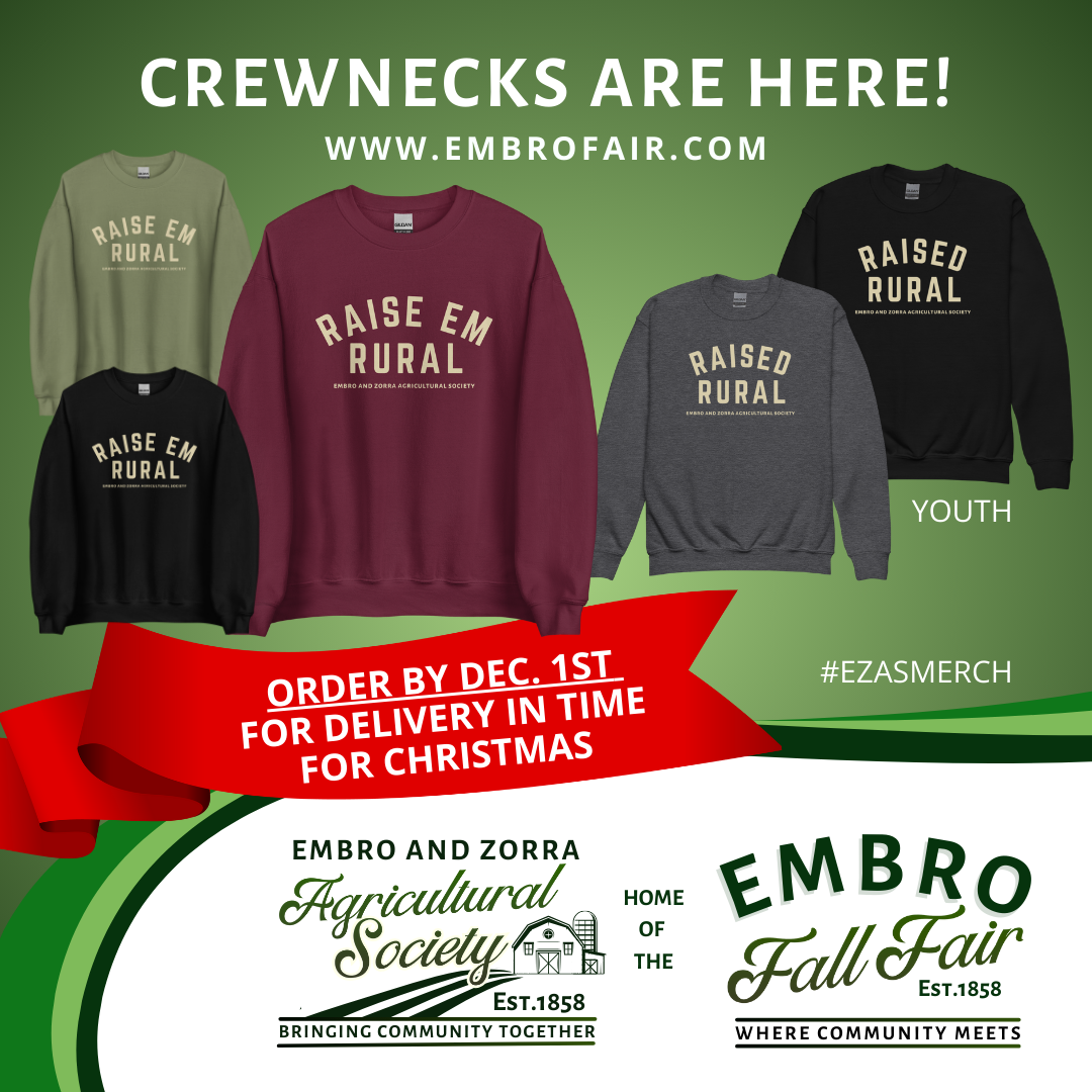 EMBRO & ZORRA AGRICULTURAL SOCIETY