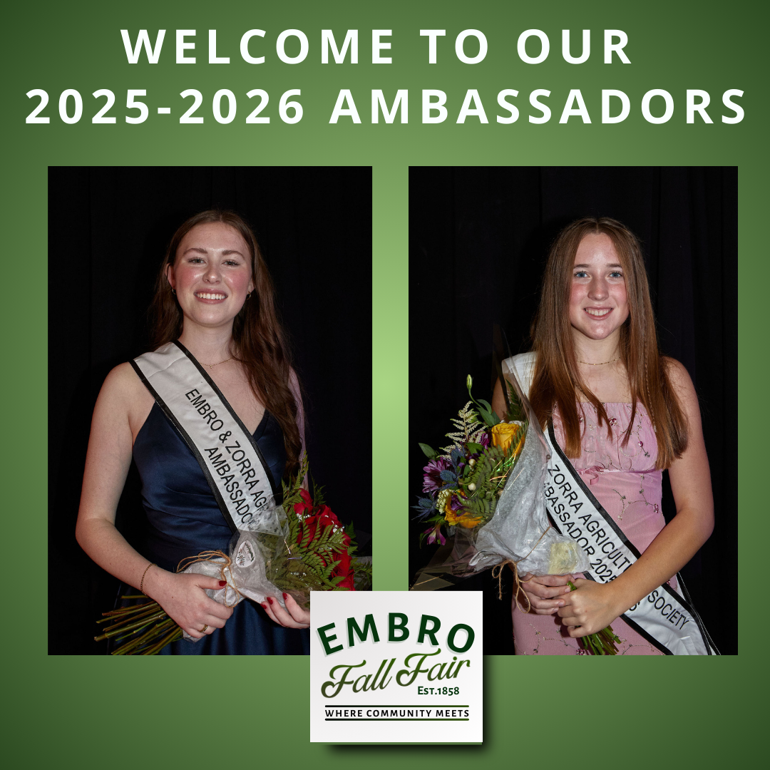 EMBRO & ZORRA AGRICULTURAL SOCIETY